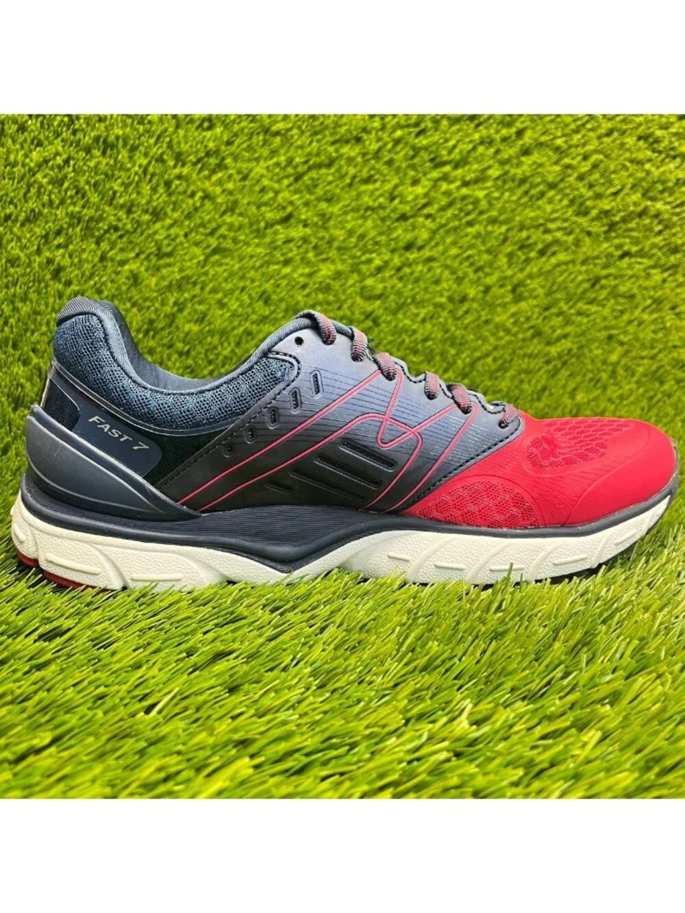 Karhu Fast 7 MRE Womens Size 9.5 Blue White Athletic Running Shoes Sneakers